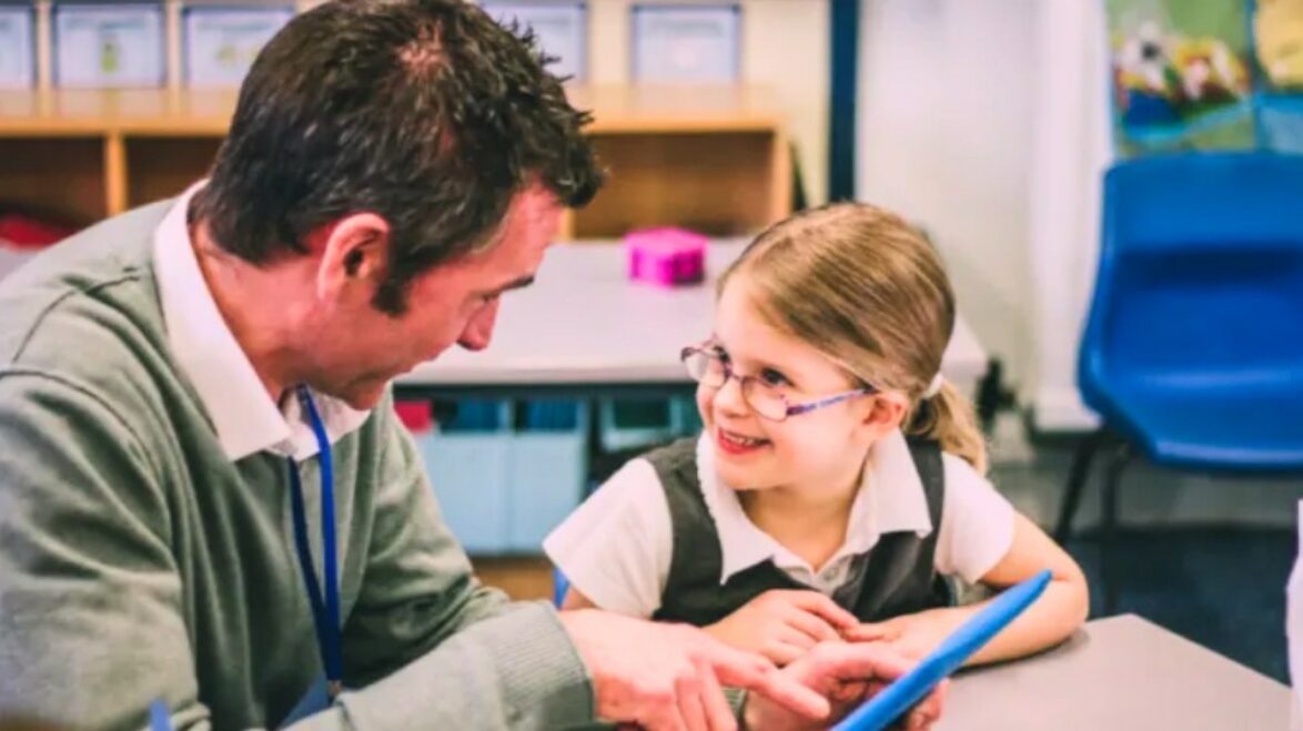 Assessing a child at Nightingale Primary
