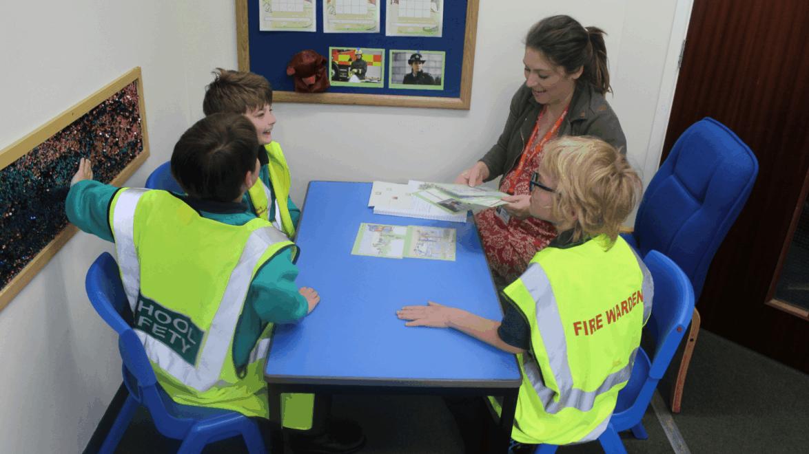 Teacher conducting a small group NELI session